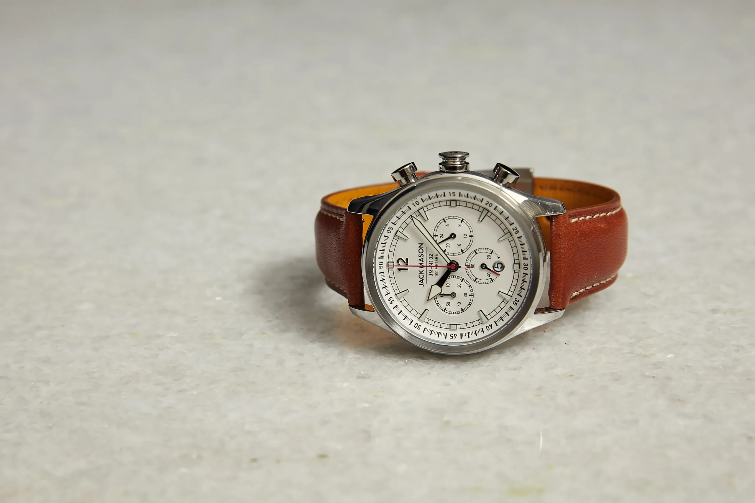 Watch Band That Looks Like Leather but Functions Like Metal